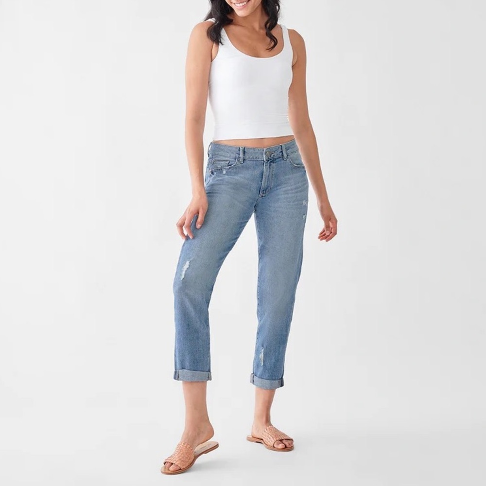 DL1961 NWT Riley straight boyfriend jean in Washburn size 28